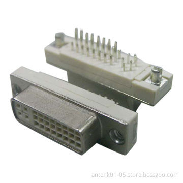 DVI Female 24 + 5-pin Connector, Straight Type